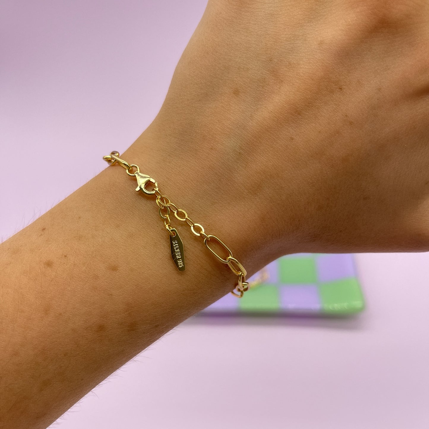 Hazel Gold Link Bracelet